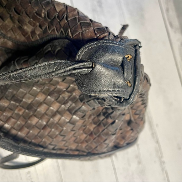 Woven Leather Crossbody Bag - Picture 5 of 15